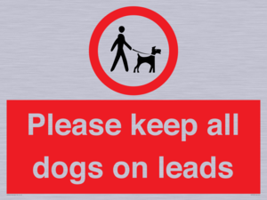 Please keep all dogs on leads